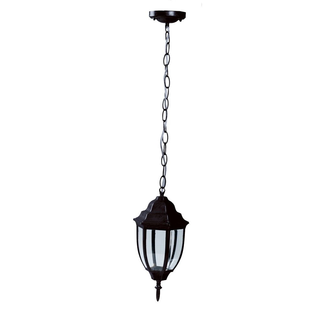 Lampa gradina erste corint b negru 1xe27 60w