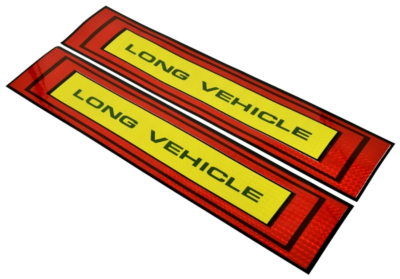 Set sticker reflectorizant pentru camion 