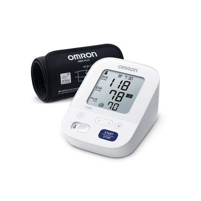 Tensiometru automat OMRON M3 Comfort cu manseta de brat IntelliWrap, detectie aritmie