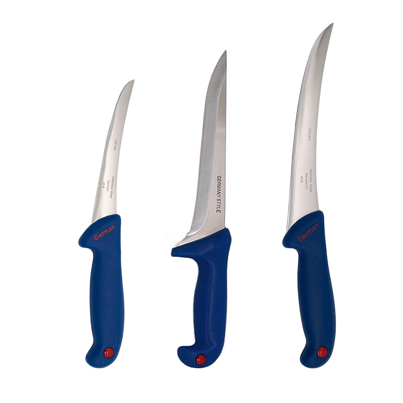Set 3 Cutite Injunghiat + Filetat + Dezosat, din otel inoxidabil