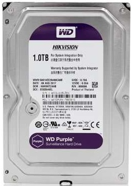 HARD DISK WESTERN DIGITAL PURPLE SURVEILLANCE 1TB