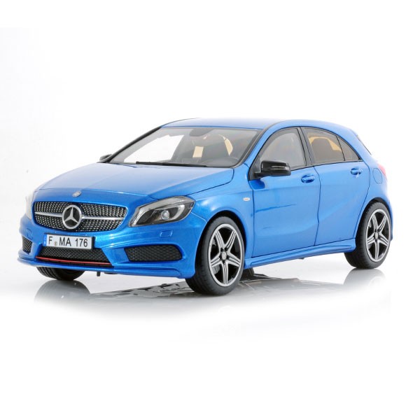 Macheta Auto Norev, MERCEDES BENZ A 250 Sport 2012 Albastru metallic scara 1:18