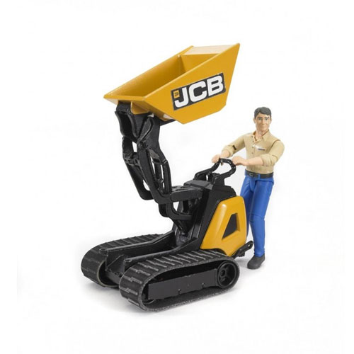 Tomberon jcb si figurina muncitor - bruder
