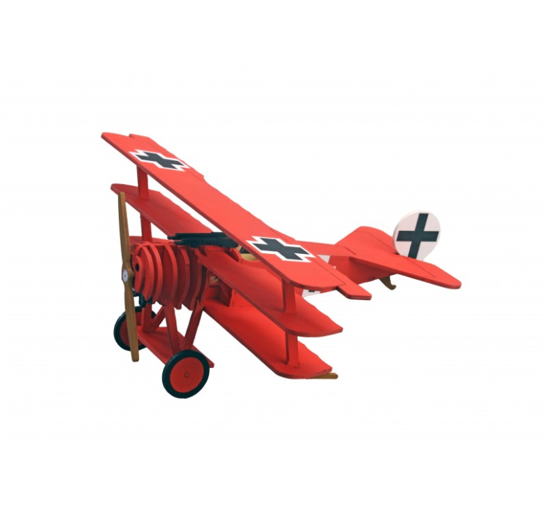 Avion fokker dr.i red baron - colecția de junior
