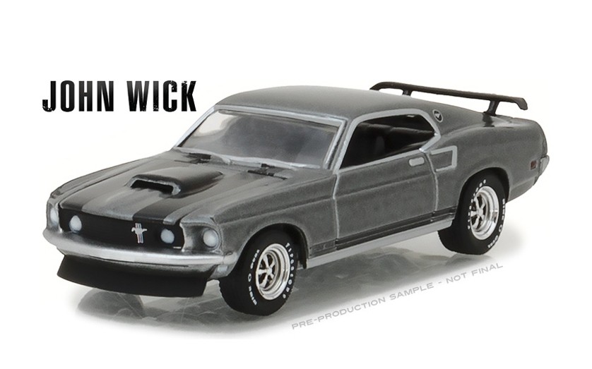 Hollywood Series 18 - John Wick (2014) - 1969 Ford Mustang BOSS 429 Solid Pack 1:64