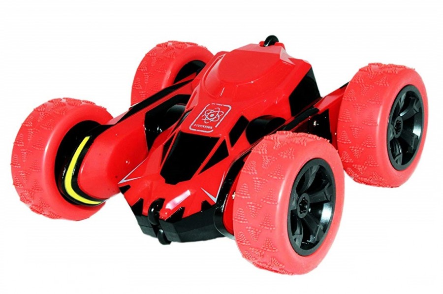 Masina hb, mini high-performance car rc 1:28 cu telecomanda - rosu