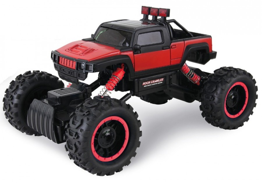 Masina HB, Rock Crawler 4WD 1:14 Cu Telecomanda - Rosu