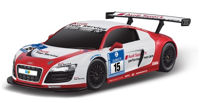 Masina cu telecomanda sport, rastar, audi r8 lms performance 1:18 rtr