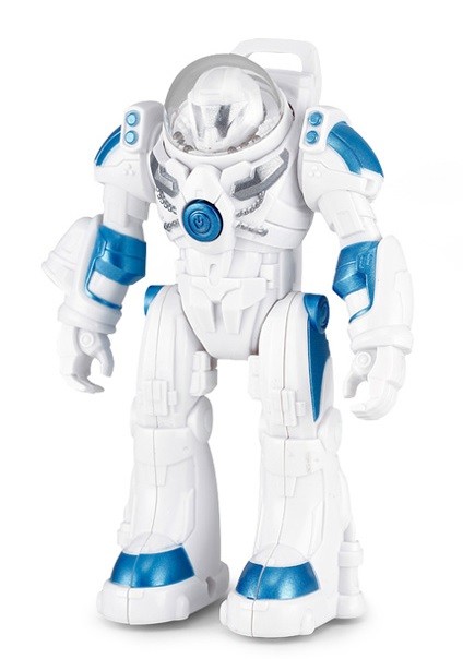 Masina, rastar, robot spaceman rastar 1:32 cu telecomanda - alb