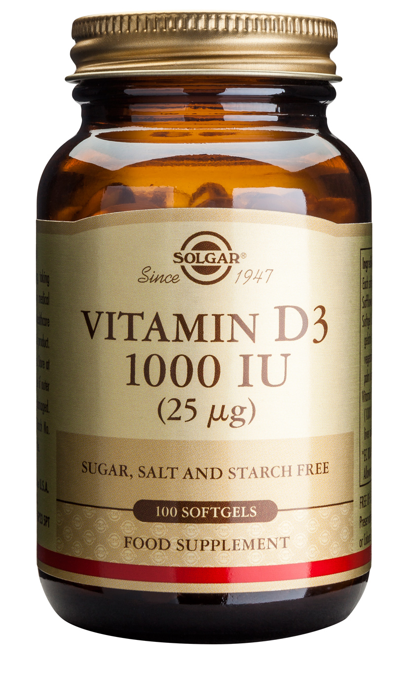 Solgar Vitamin D3 1000ui 100cps