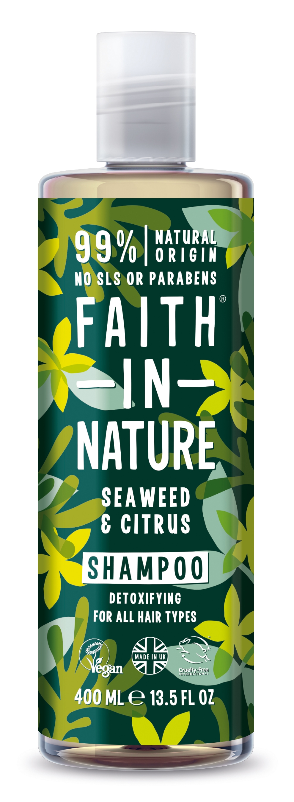Faith in Nature Sampon cu alge marine si citrice 400 ml