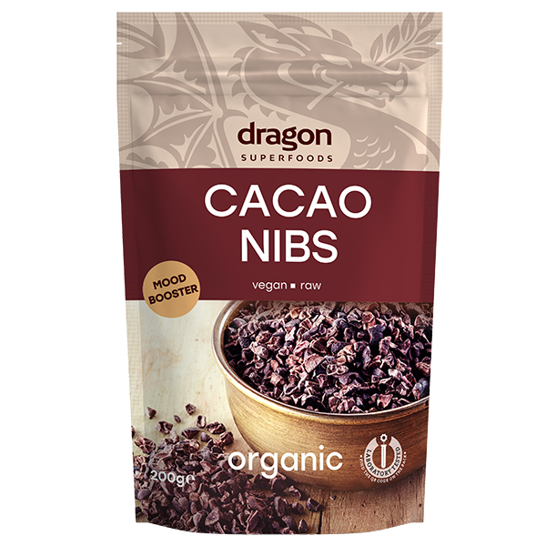 Dragon Superfoods Miez din boabe de cacao eco 200g