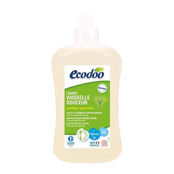 EcoDoo Detergent lichid BIO pentru vase cu aloe vera si cu verbina 500ml