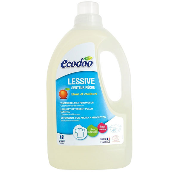 Ecodoo Detergent bio rufe cu aroma de piersici 1,5 L