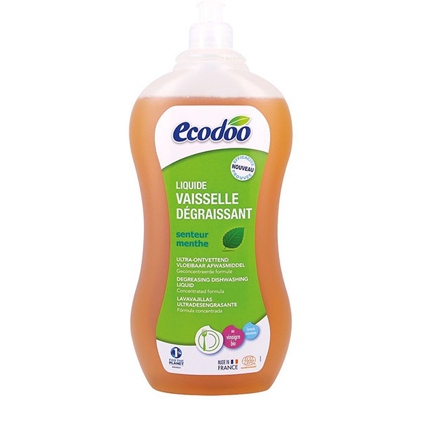 Ecodoo Detergent bio vase ultradegresant cu otet si menta 1L