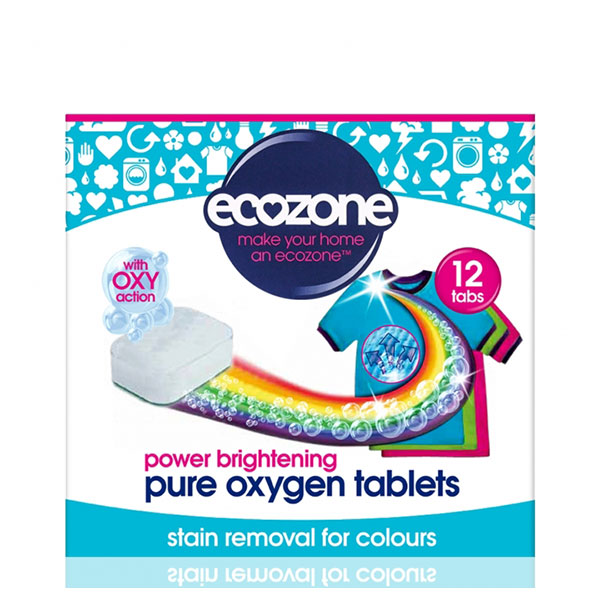 Ecozone Tablete pentru rufe colorate pe baza de oxigen activ 12buc