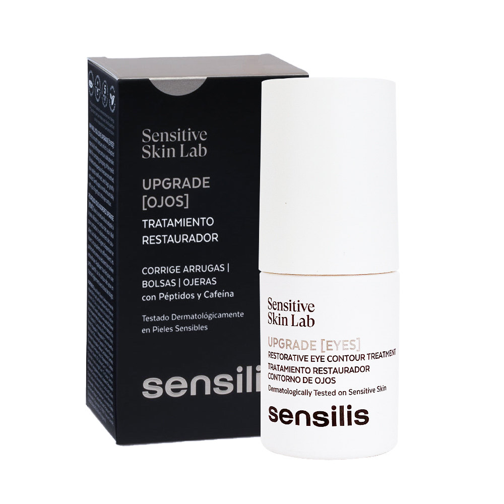 Crema pentru conturul ochilor sensilis upgrade, netezeste ridurile, reda fermitate ploapei, reduce pungile si cearcanele, 15 ml