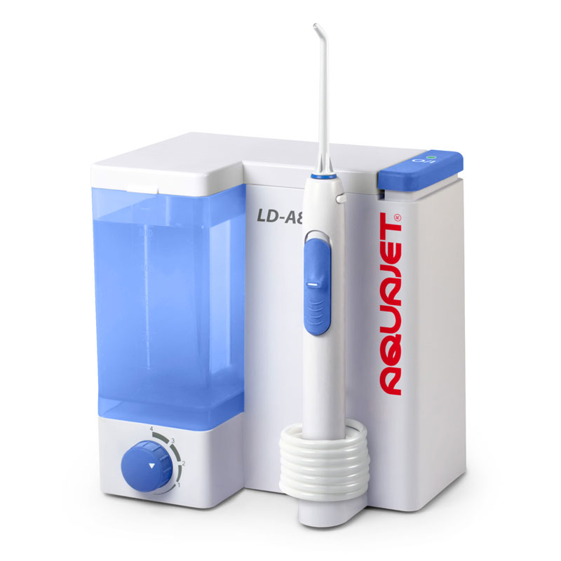 Irigator bucal little doctor aquajet ld a8, profesional, 1200 impulsuri/min 4 duze incluse, alb