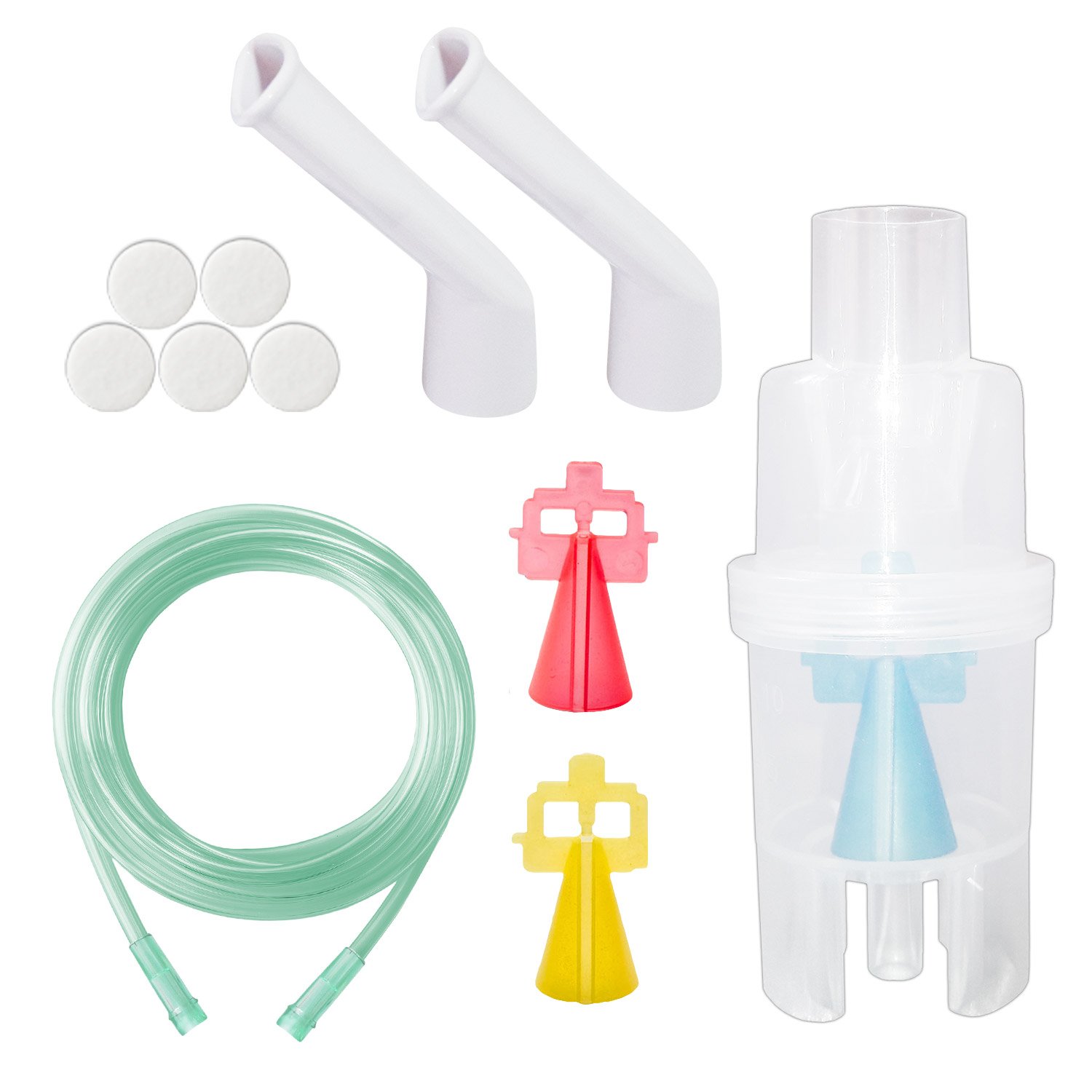 Kit nebulizare Little Doctor Basic, 3 dispensere, particule variabile, pentru aparate aerosoli