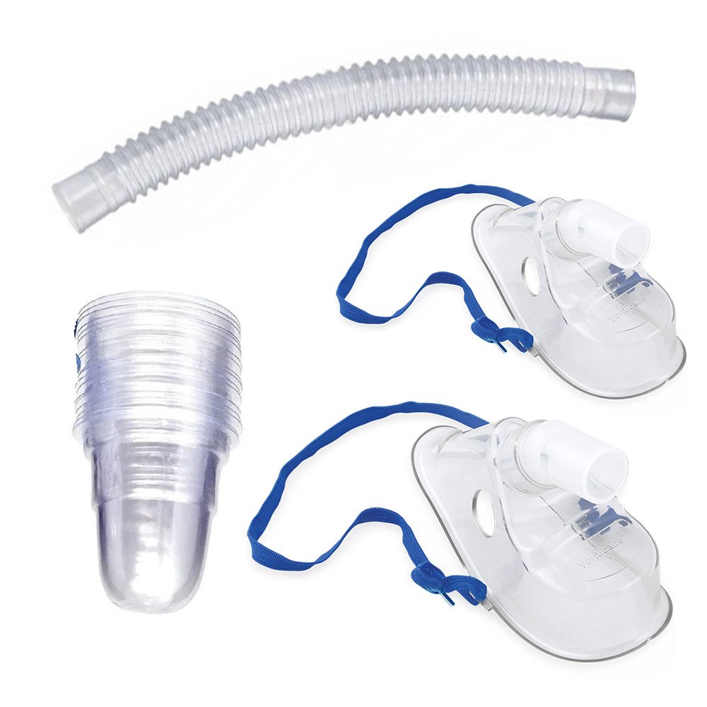 Kit accesorii redline nova3, tub extensibil, 2 masti, 60 cupe medicament, pentru aparat aerosoli cu ultrasunete redline nova u400