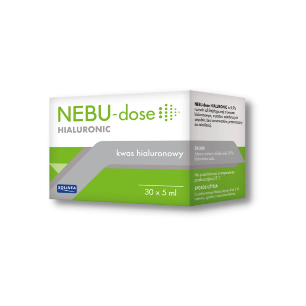 Solutie salina solinea nebu-dose hialuronic 0.9%, 30 monodoze x 5 ml, pentru nebulizare, imbunatateste confortul respirator
