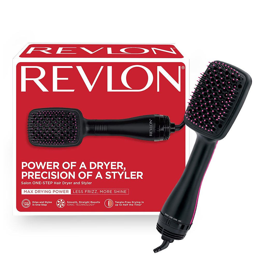 Perie electrica de par REVLON One-Step Hair Dryer & Styler, RVDR5212E2, ionizare