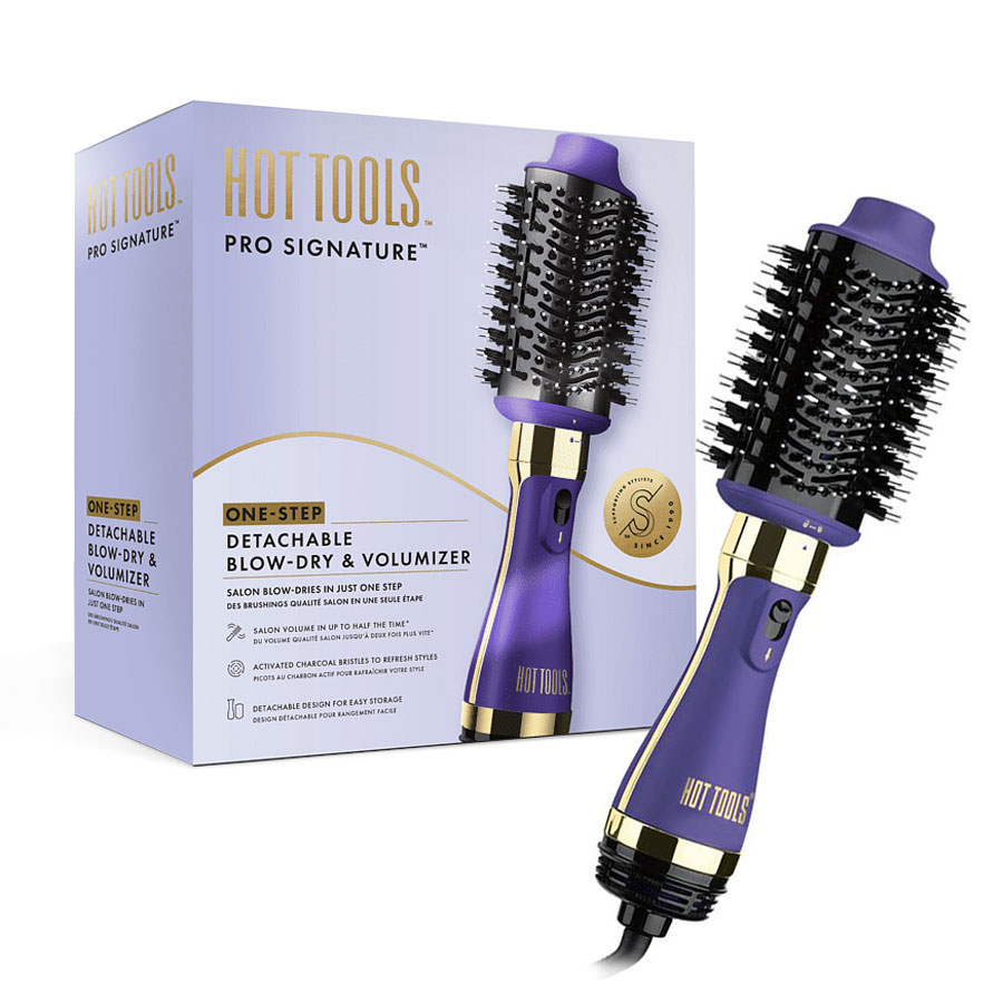 Perie electrica Hot Tools One-Step Blow Dry Volumizer, cap detasabil interschimbabil, Pro Signature, HTDR5586UKE