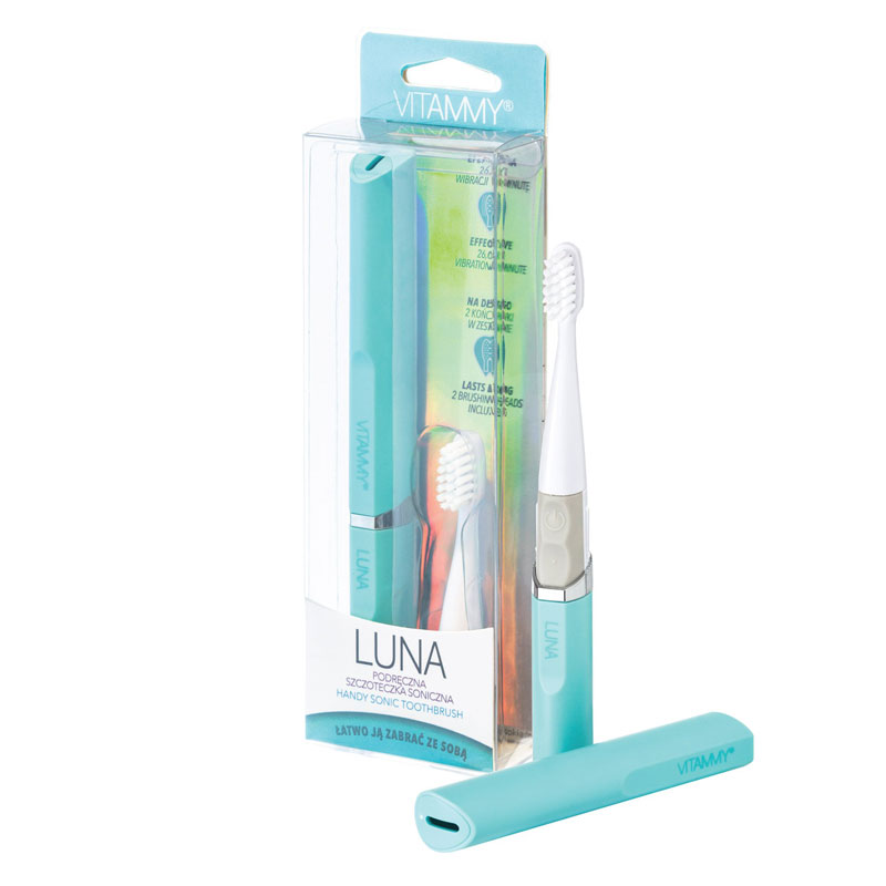 Periuta de dinti electrica vitammy luna, 26000 vibratii/min, turcoaz