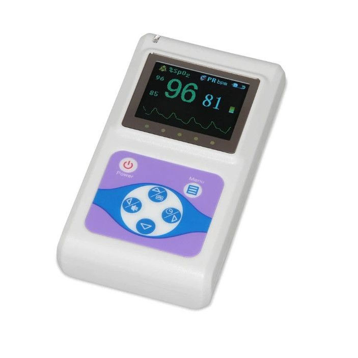 Pulsoximetru profesional contec cms60d, masoara saturatia de oxigen si rata pulsului