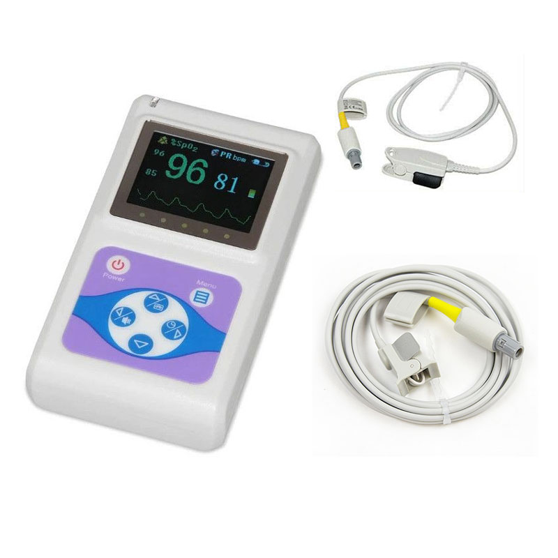 Pulsoximetru profesional contec cms60d, senzor adulti si senzor pediatric