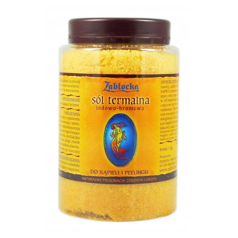 Sare termala iodine-bromine zablocka pentru peeling si baie, 1 kg