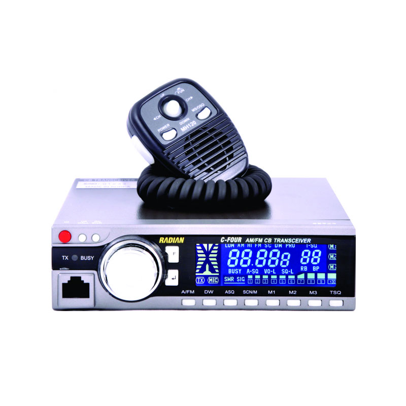 Statie radio cb radian c4, tehnologie smd, functii multiple, indicator led emisie/receptie