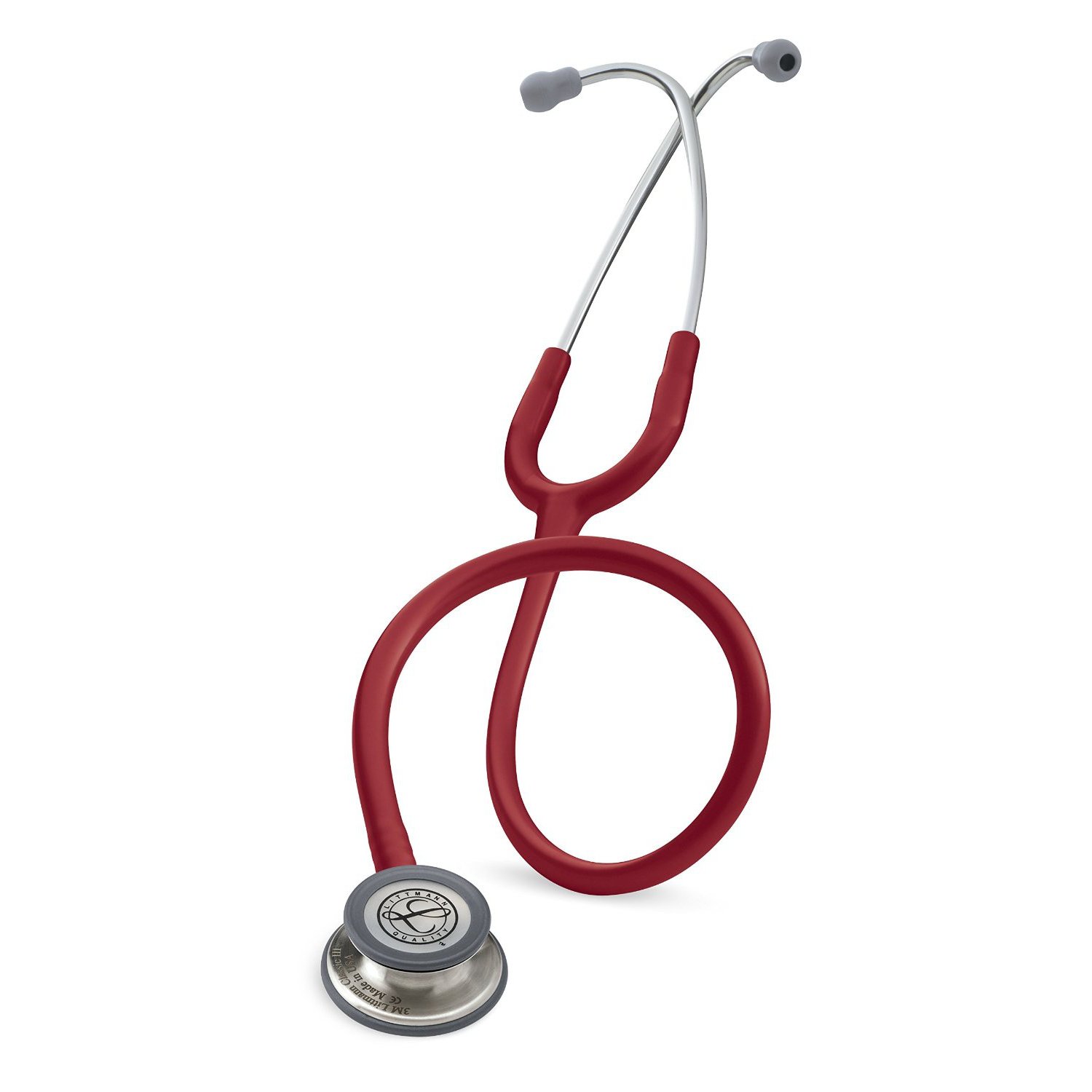 Stetoscop 3m littmann classic iii 5627, utilizare adulti si copii, rosu burgundia