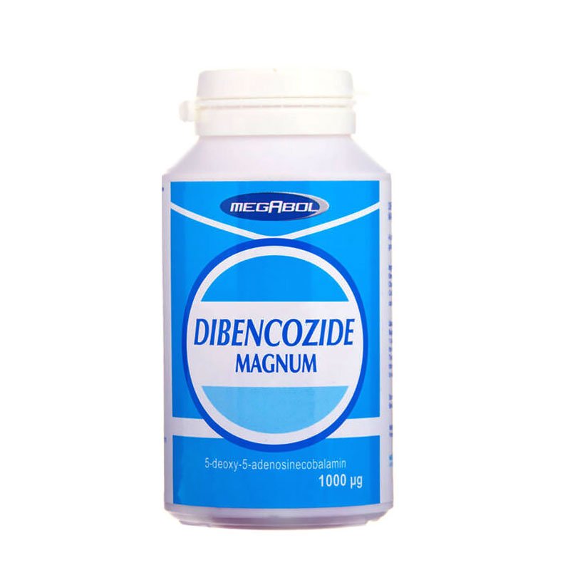 Anabolizant megabol dibencozide magnum, sustine sinteza proteinelor, 100 de capsule