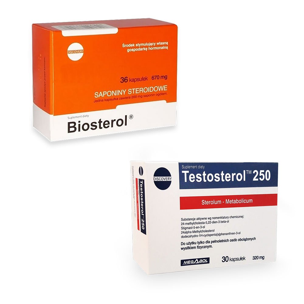 Pachet megabol biosterol plus testosterol, stimulare testosteron si hormon de crestere