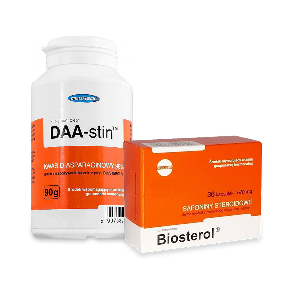 Pachet Megabol DAA-stin 90 g plus Biosterol 36 cps