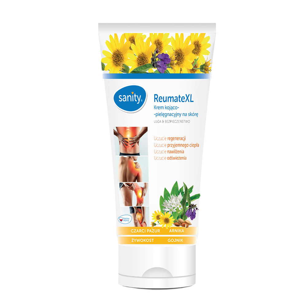Crema calmanta pentru corp sanity reumate xl, cu efect de hidratare, regenerare si revigorare, destinata persoanelor in varsta