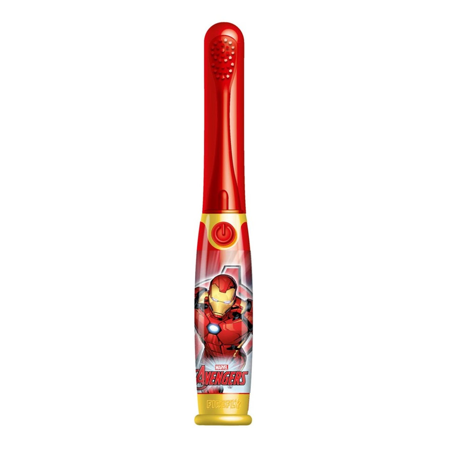 Periuta De Dinti Cu Led Si Efecte Sonore Firefly Pentru Copii 3+ Animatie Avengers Iron Man 18220040 Rosu