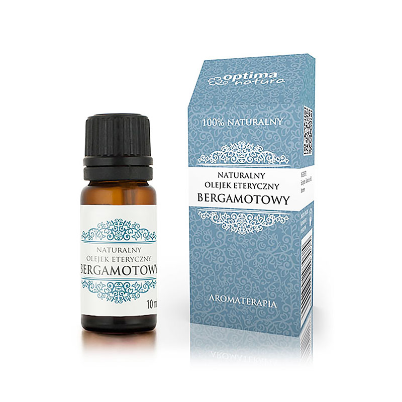 Ulei esential de bergamota, optima natura, 10 ml, pentru anxietate, stres, herpes