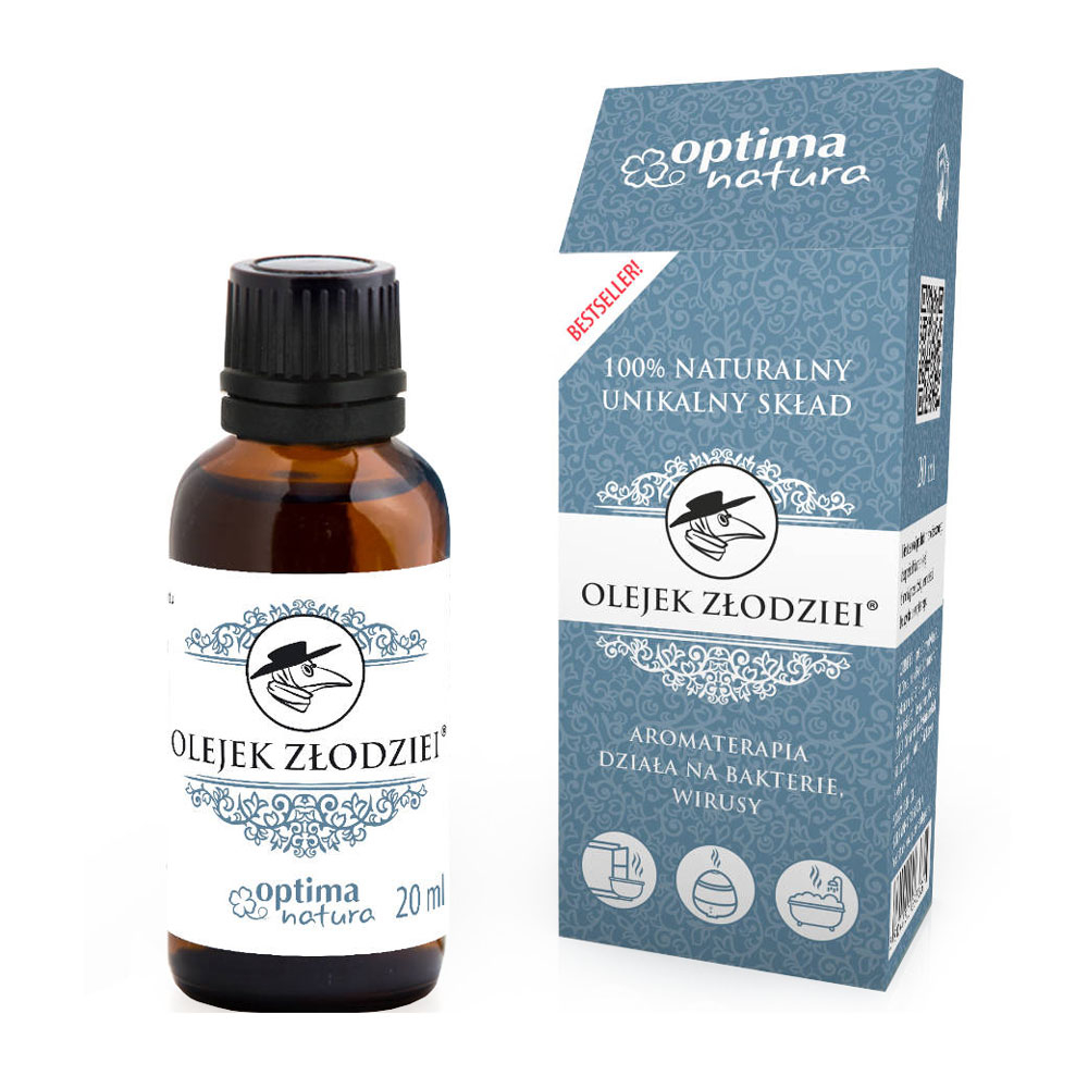 Ulei esential four thieves oils, optima natura, 20 ml, pentru raceala, tuse, dureri de cap, anxietate