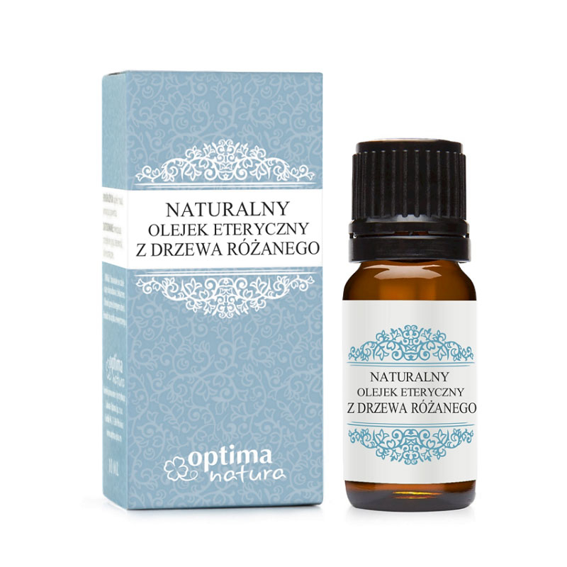 Ulei esential de Rosewood (lemn de trandafir), Optima Natura, 10 ml, pentru migrena, depresie, tuse cronica