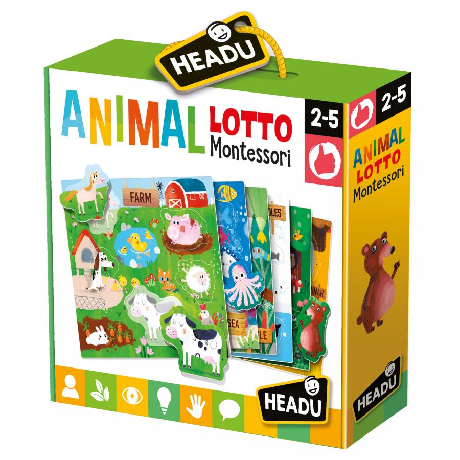 Joc montessori potriveste animalele headu