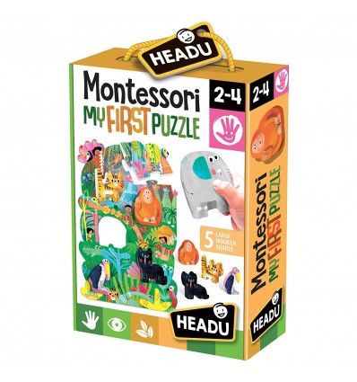 Montessori primul meu puzzle jungla headu