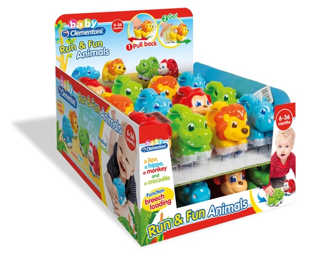 Animalute amuzante pull&go clementoni
