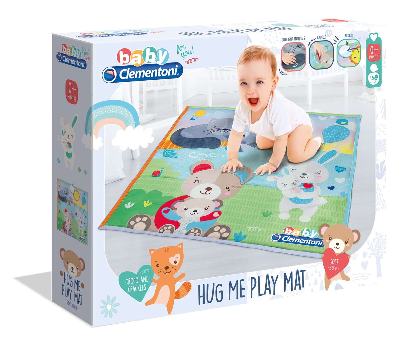 Covoras de joaca moale bebe clementoni
