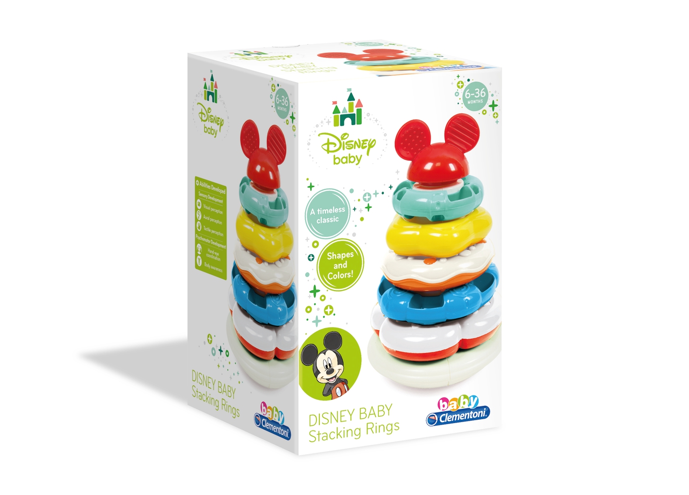 Jucarie de stivuit inele disney baby clementoni