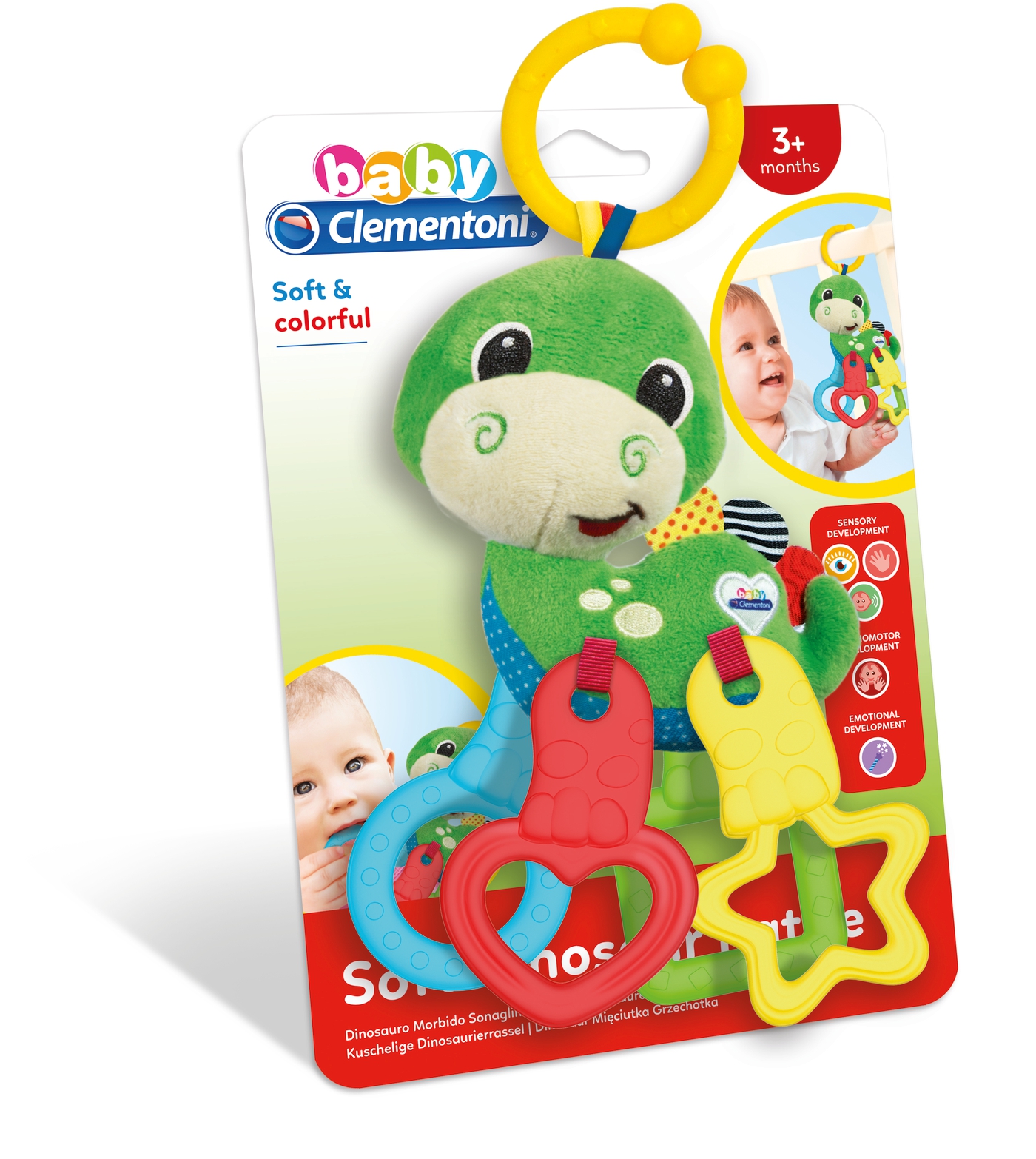 Zornaitoare dinozaur de plus clementoni