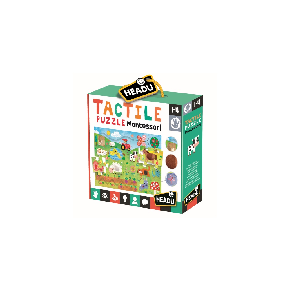 Joc montessori puzzle tactil headu