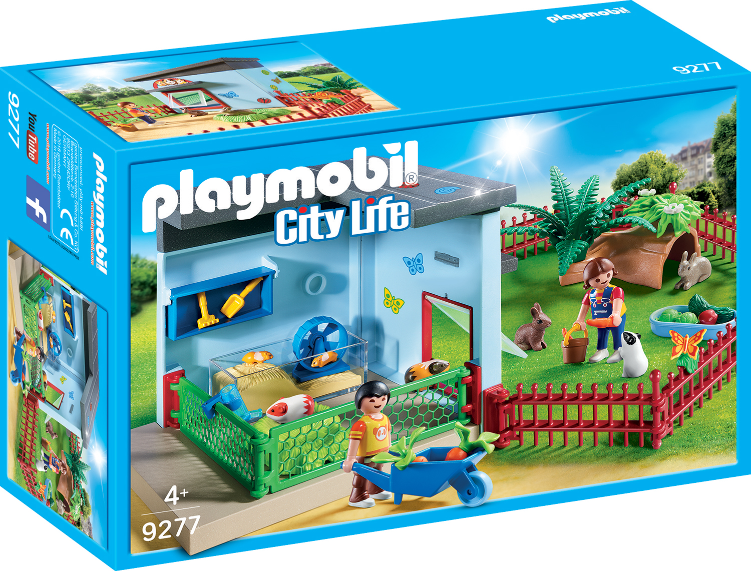 Crescatorie de iepurasi si hamsteri playmobil city life