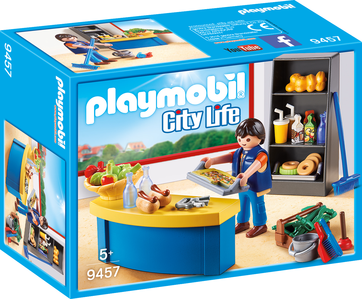 Ingrijitor si chiosc Playmobil City Life